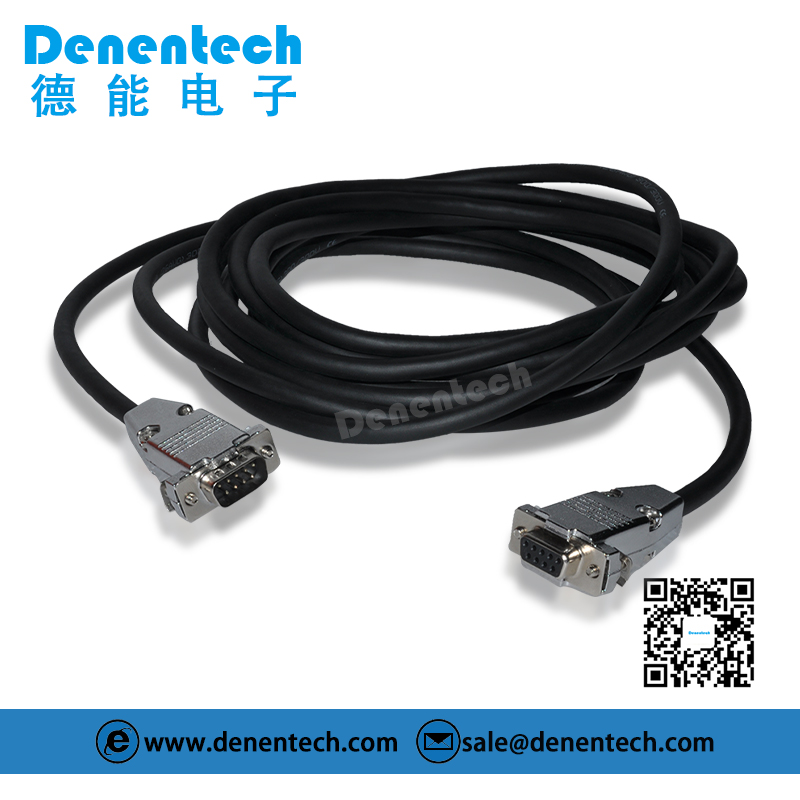D-SUB Dual Row DB9 Male To DB9 Female Cable